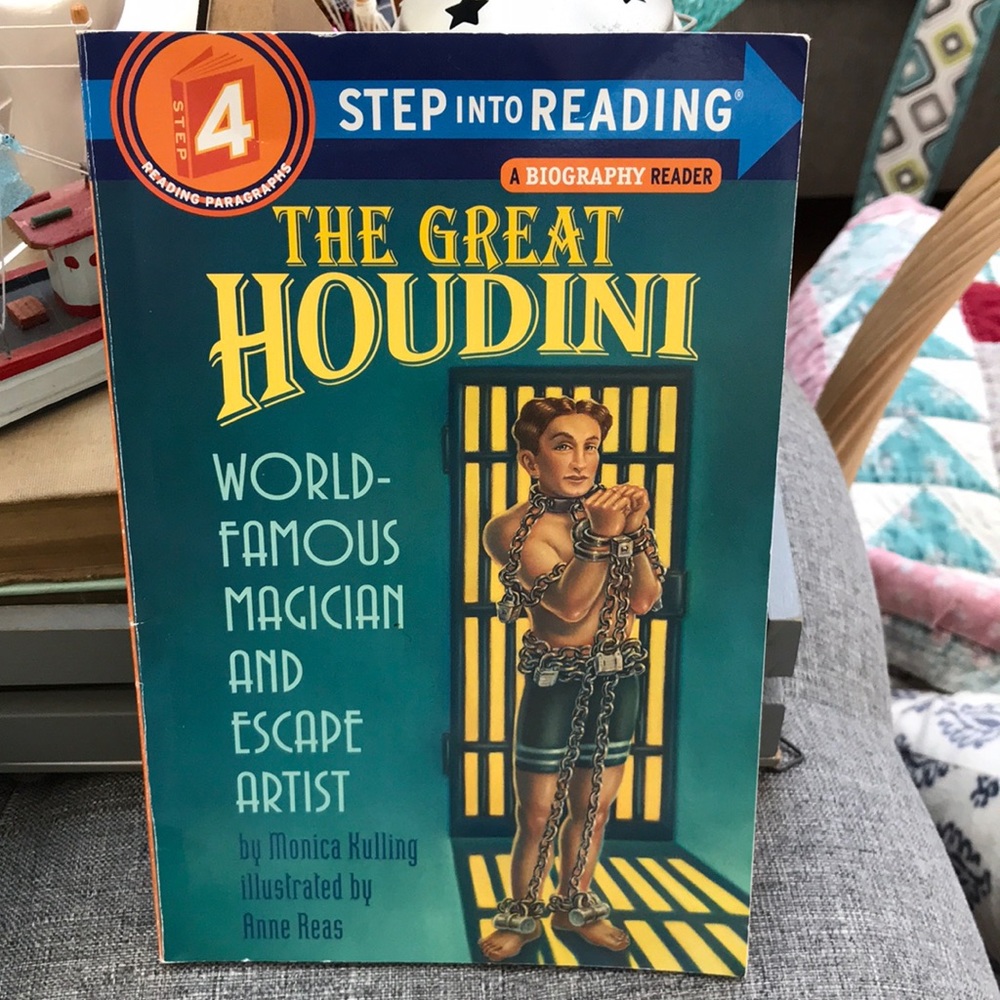 🎁5/$10 Sale🎁 Step 4 The Great Houdini by Monica Kulling
